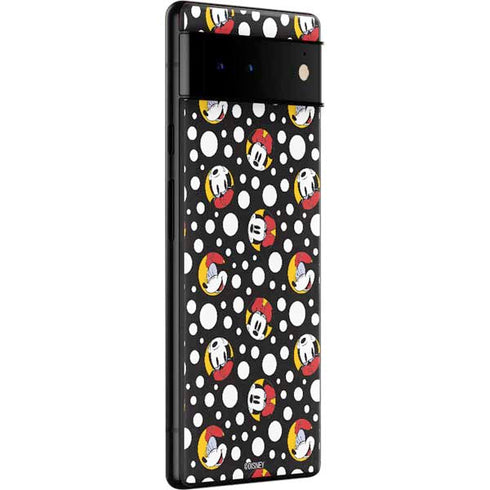 Disney Minnie Mouse Bubbles Face Pattern Google Pixel 6 Pro Skin